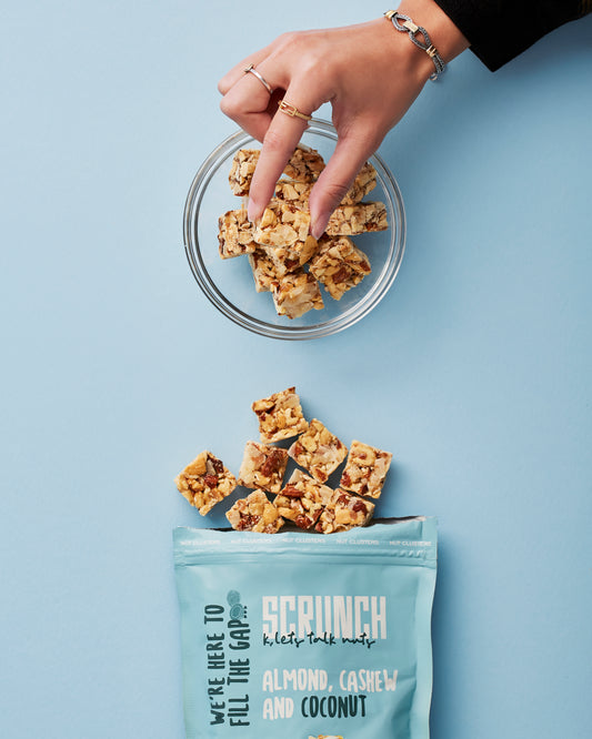 Almond, Cashew & Coconut Clusters - Box of 12 x 40g