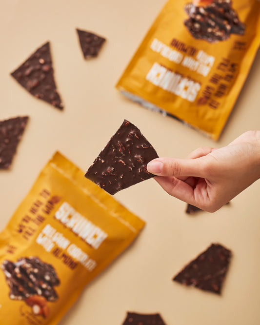 Belgian Dark Chocolate Almond Barks - Box of 12 x 35g