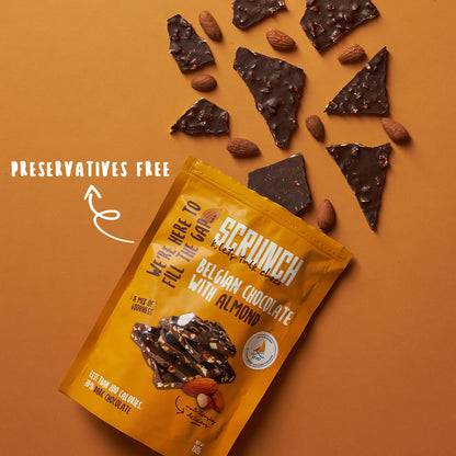 Belgian Dark Chocolate Almond Barks