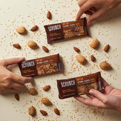 Almond, Dates, Sesame Bar