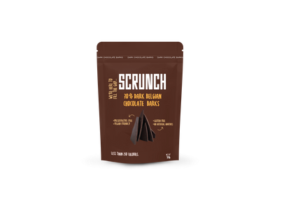Belgian 70% Dark Chocolate Plain Barks - Box of 12 x 35g