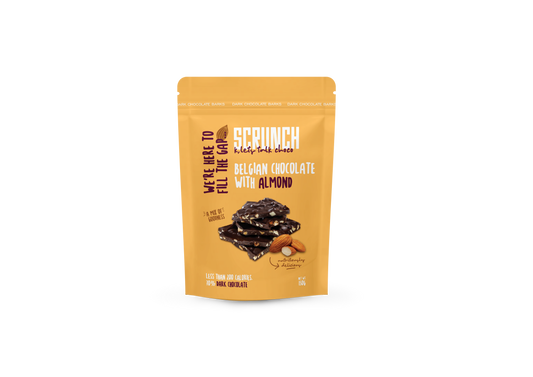 Belgian Dark Chocolate Almond Barks - 150g