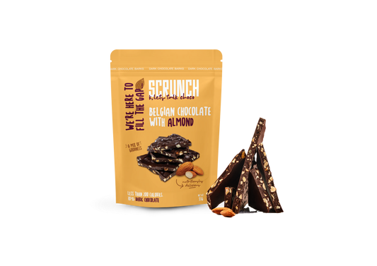 Belgian Dark Chocolate Almond Barks - 35g