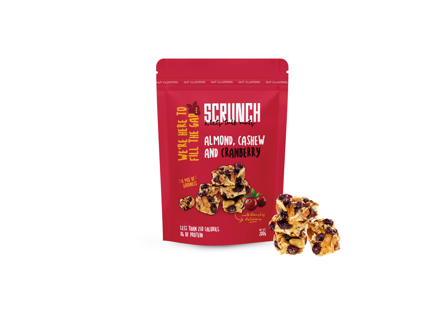 Almond, Cashew, Cranberry Clusters