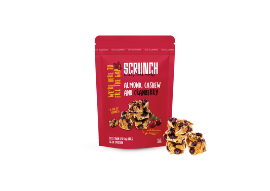 Almond, Cashew, Cranberry Clusters - 200g