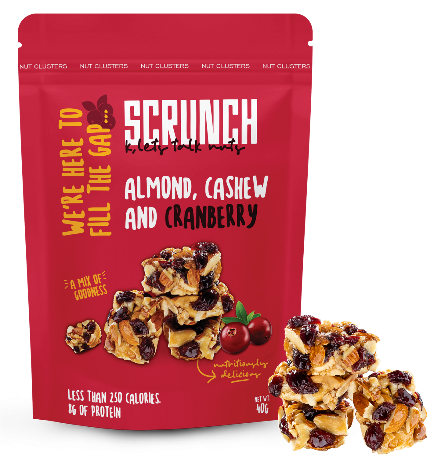 Almond, Cashew, Cranberry Clusters