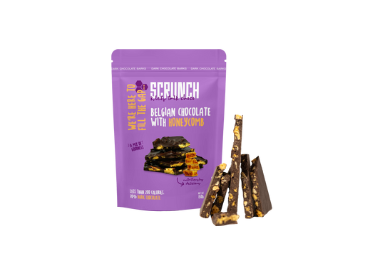 Belgian Dark Chocolate Honeycomb Barks - 150g