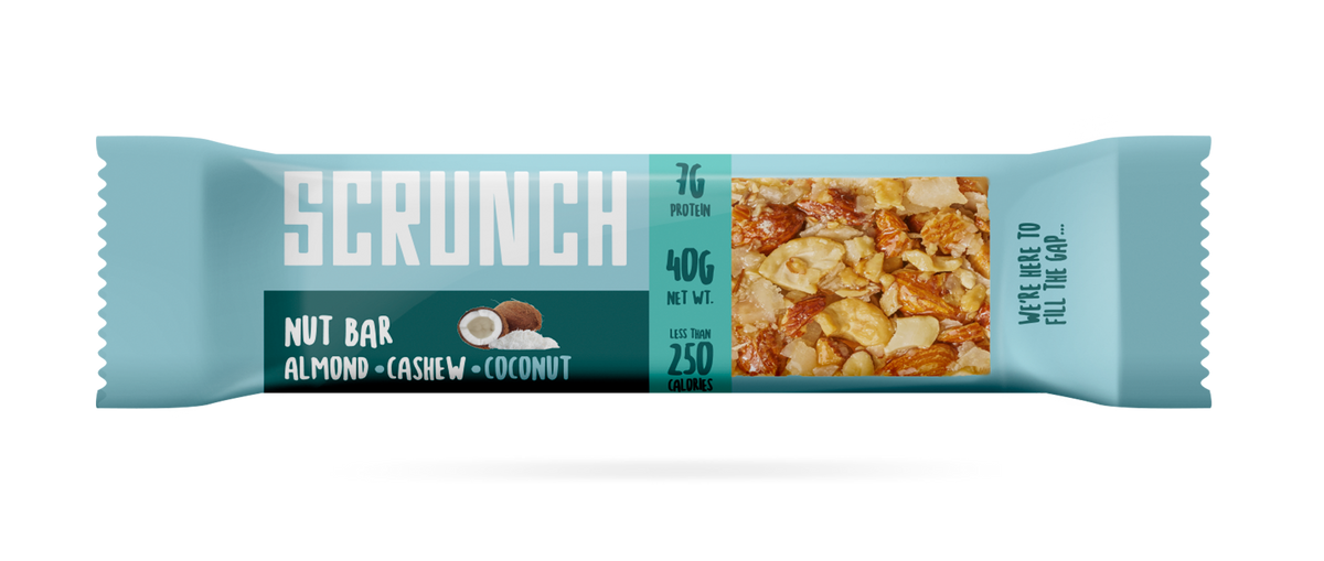 Almond, Cashew & Coconut Bar - Box of 12 x 40g