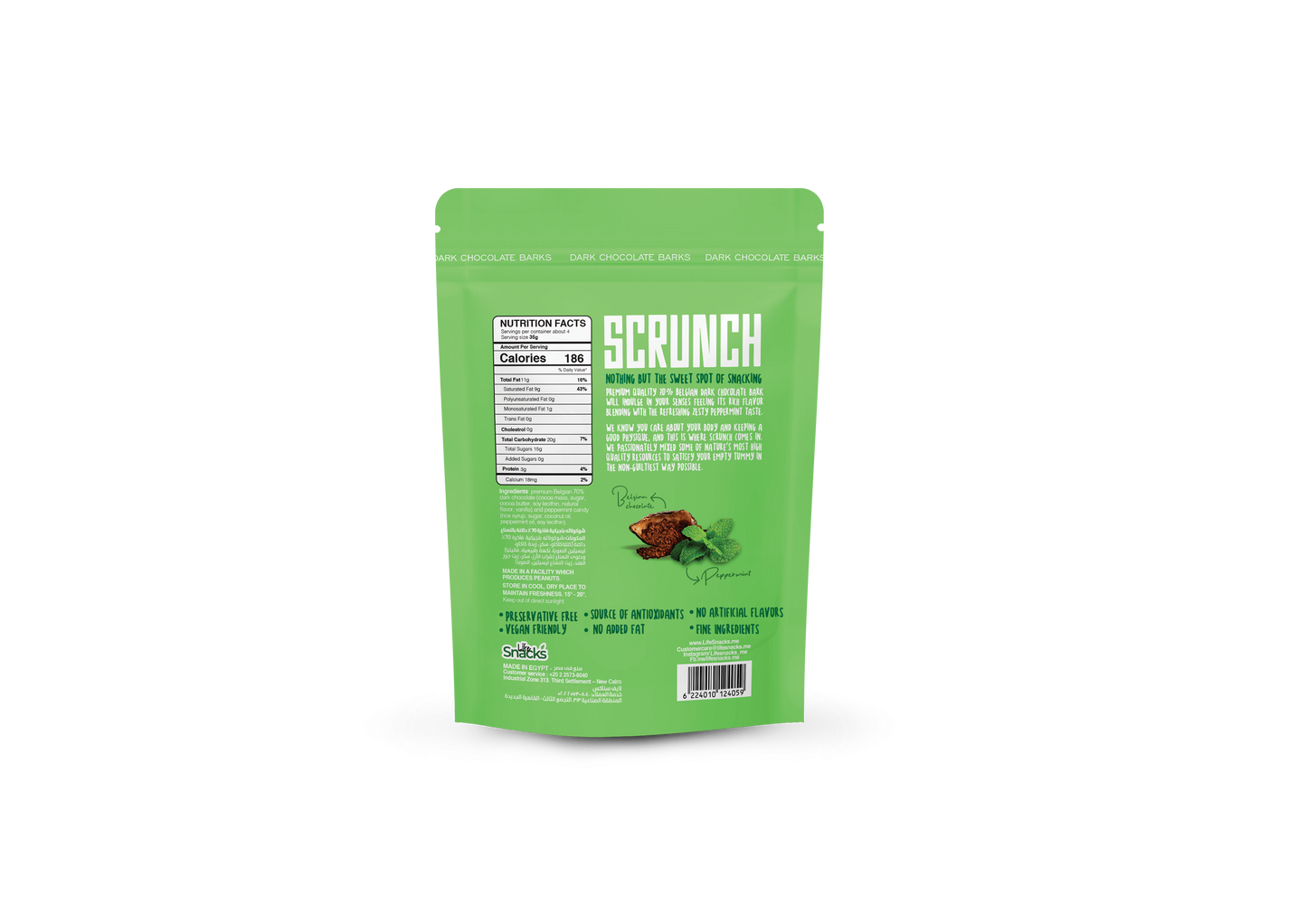 Belgian Dark Chocolate Peppermint Barks