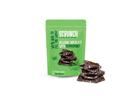 Belgian Dark Chocolate Peppermint Barks - 35g