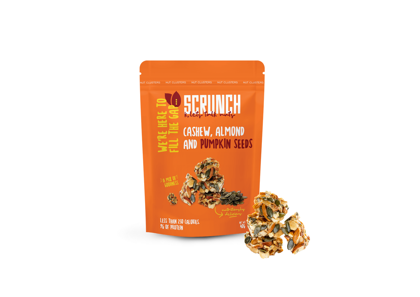 Cashew, Almond & Pumpkin Seed Clusters