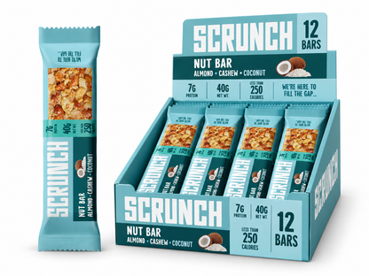 Almond, Cashew & Coconut Bar - Box of 12 x 40g