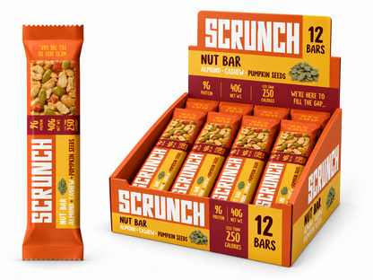 Cashew, Almond & Pumpkin Seed Bar - Box of 12 x 40g