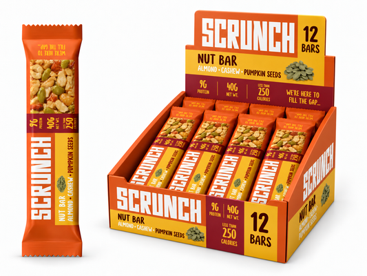 Cashew, Almond & Pumpkin Seed Bar - Box of 12 x 40g